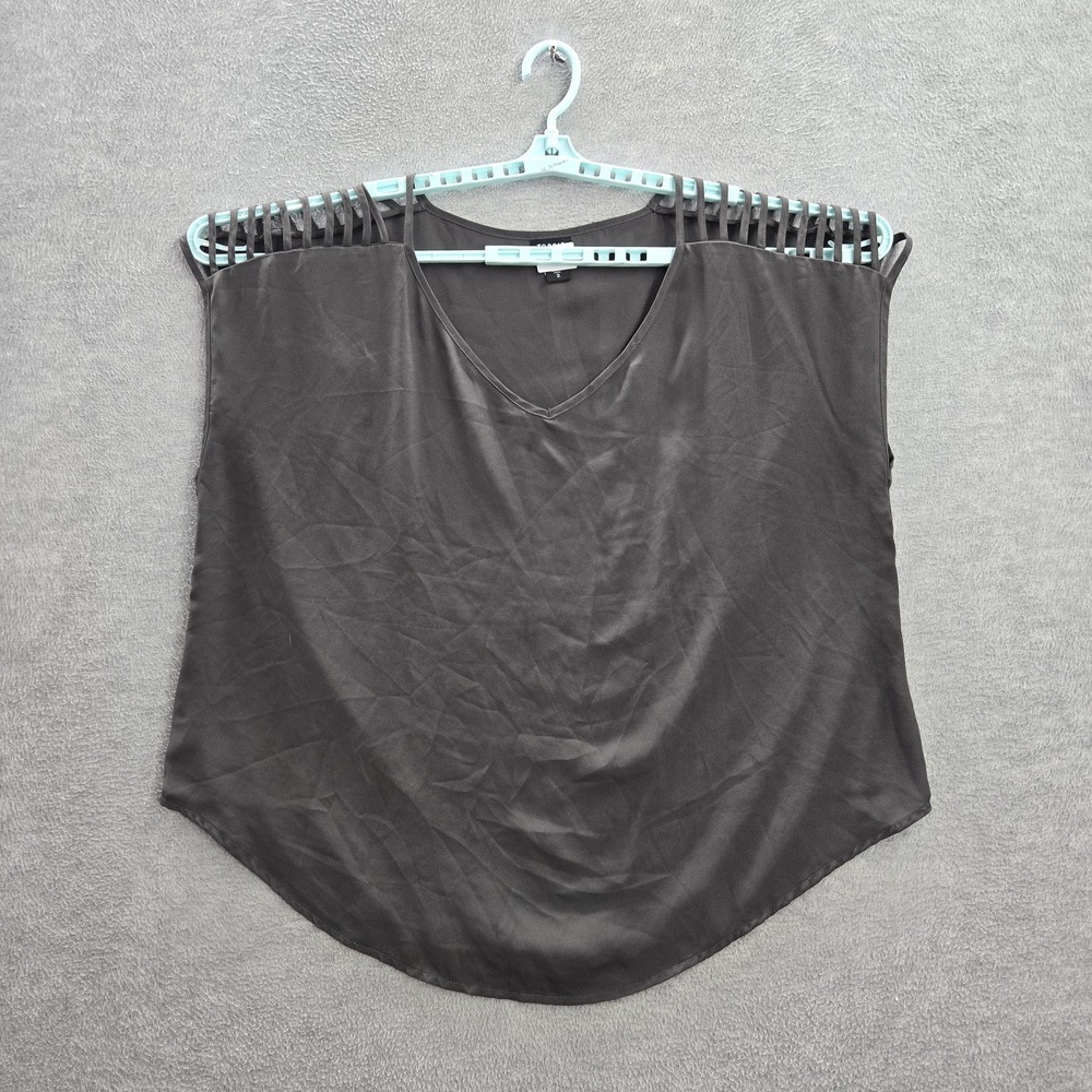 Torrid Women Tank Top 2 Gray Strap V-Neck Pullover